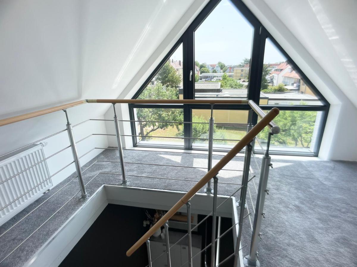 נירנברג M-Style 04 Apartment Mit Balkon Und Gasgrill, 24H Self-Check-In, Free Parking, Netflix מראה חיצוני תמונה